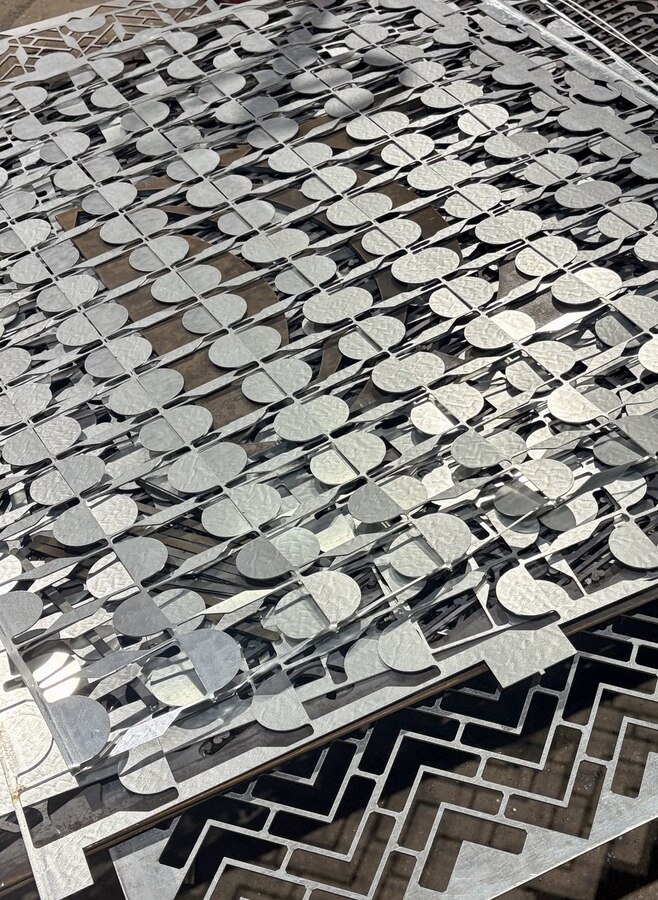 Заготовка после лазерной резки металла